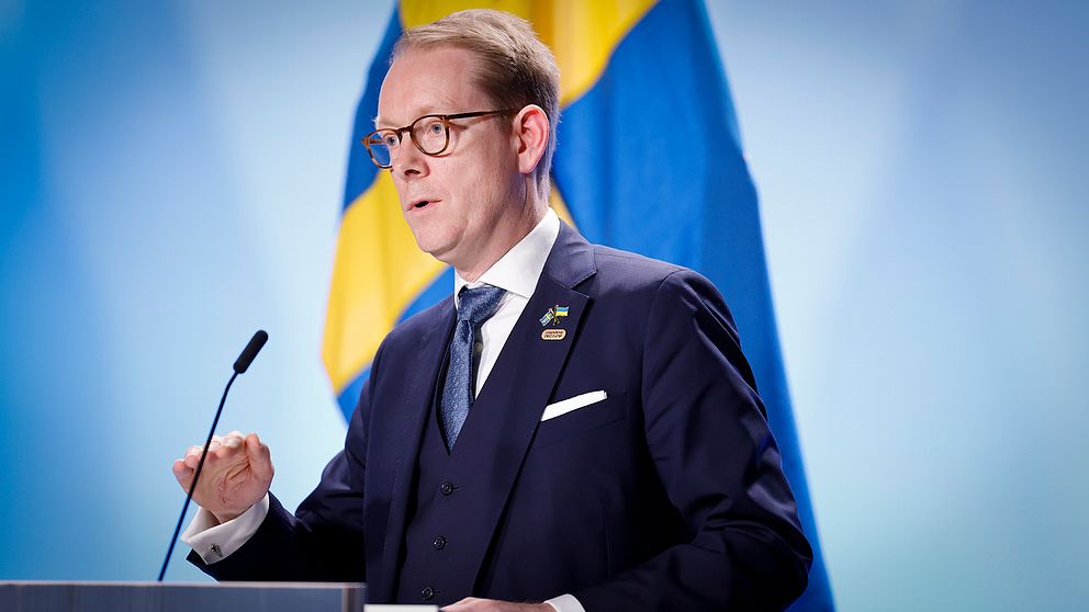 Utrikesminister Tobias Billström.