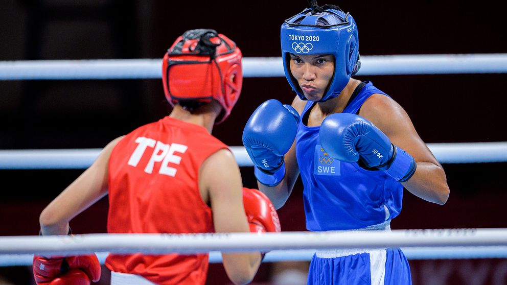 Sverige har blivit invalt i World Boxing. På bilden är Agnes Alexiusson från OS i Tokyo 2021.