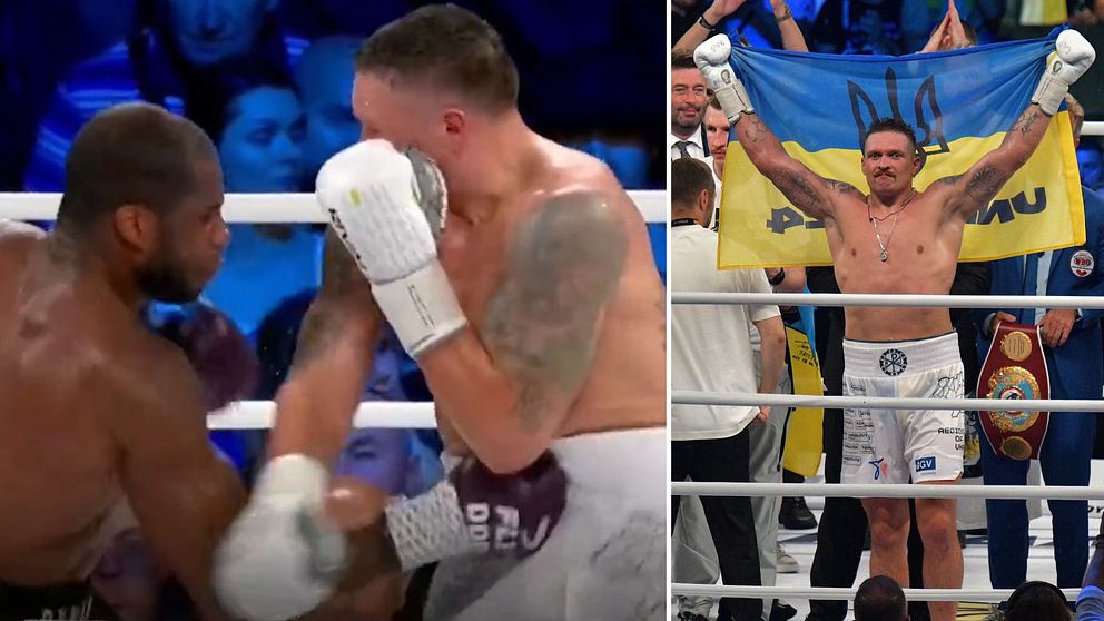 Oleksandr Usyk behöll sitt världsmästarbälte efter kontroversiellt domslut.