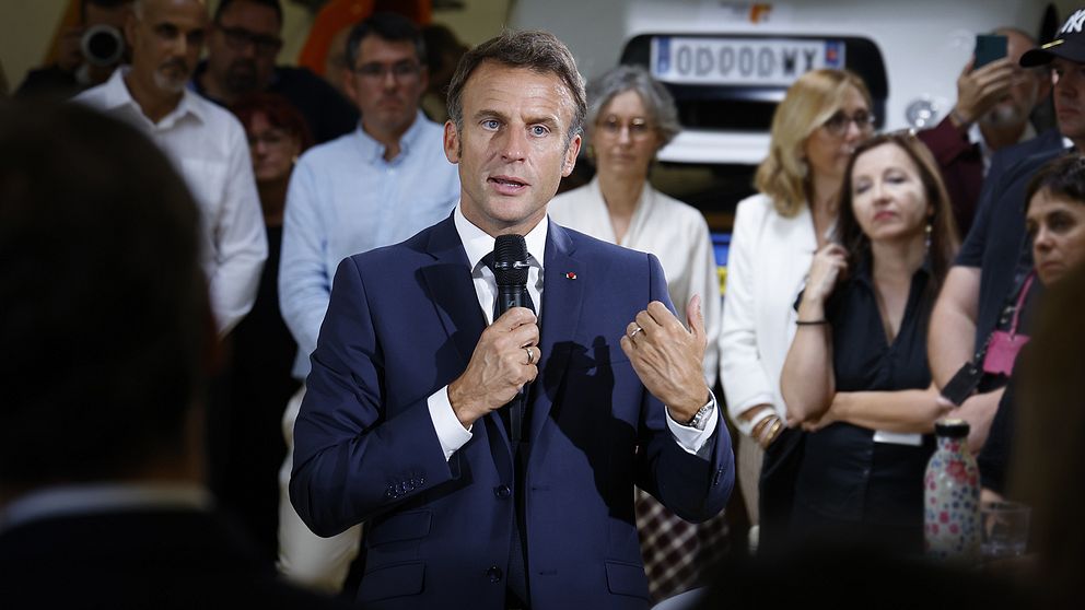 Frankrikes president Emmanuel Macron.