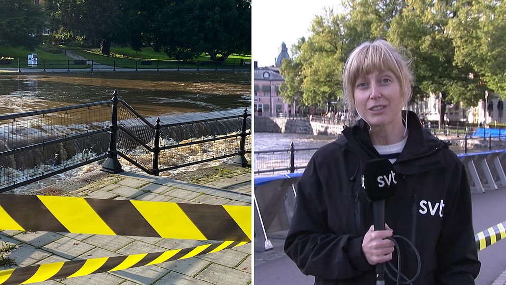 Ett 60-tal fritidshus kan flyta ut i Svartån | SVT Nyheter