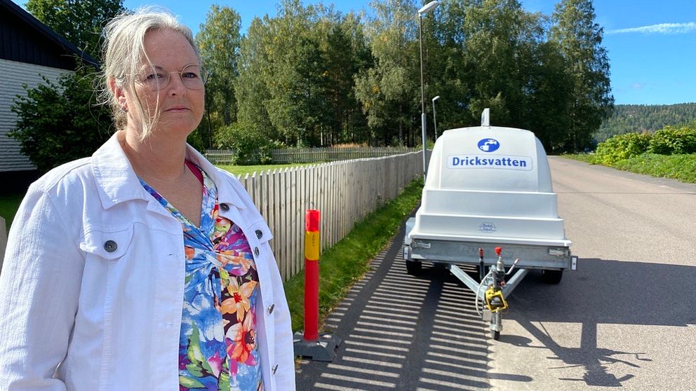 Bodil har varit utan kranvatten i veckor ”Det är lite besvärligt