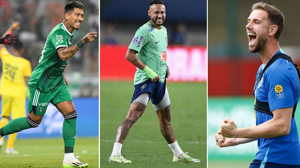 Roberto Firmino, Neymar och Jordan Henderson är tre av stjärnorna som gått till Saudiarabien.