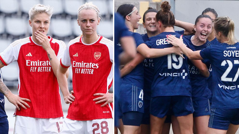 Besvikelse för Lina Hurtigs och Amanda Ilestedts Arsenal.