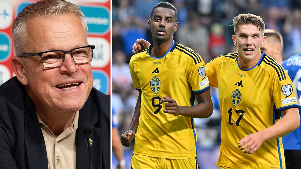 Janne Andersson bytte ut både Alexander Isak och Alexander Gyökeres under matchen mot Estland.