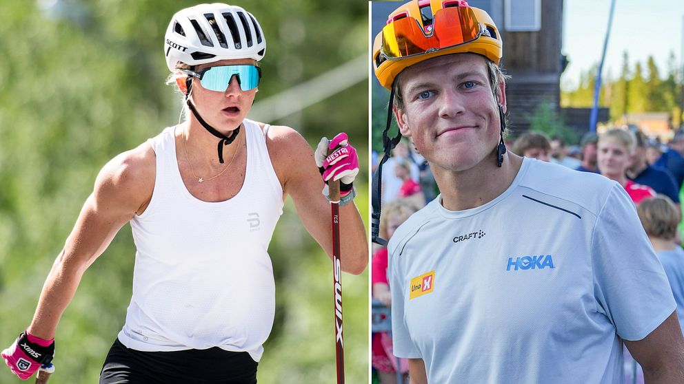 Maja Dahlqvist tränar med Johannes Hösflot Kläbo i USA.