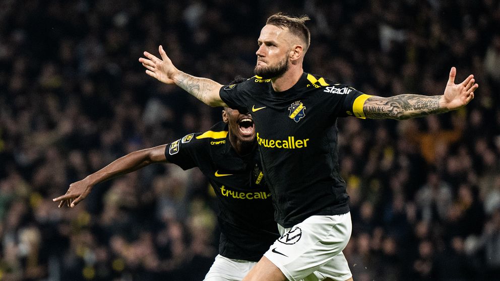 AIK:s lagkapten Alexander Milosevic visade vägen i ångestmötet med Degerfors.