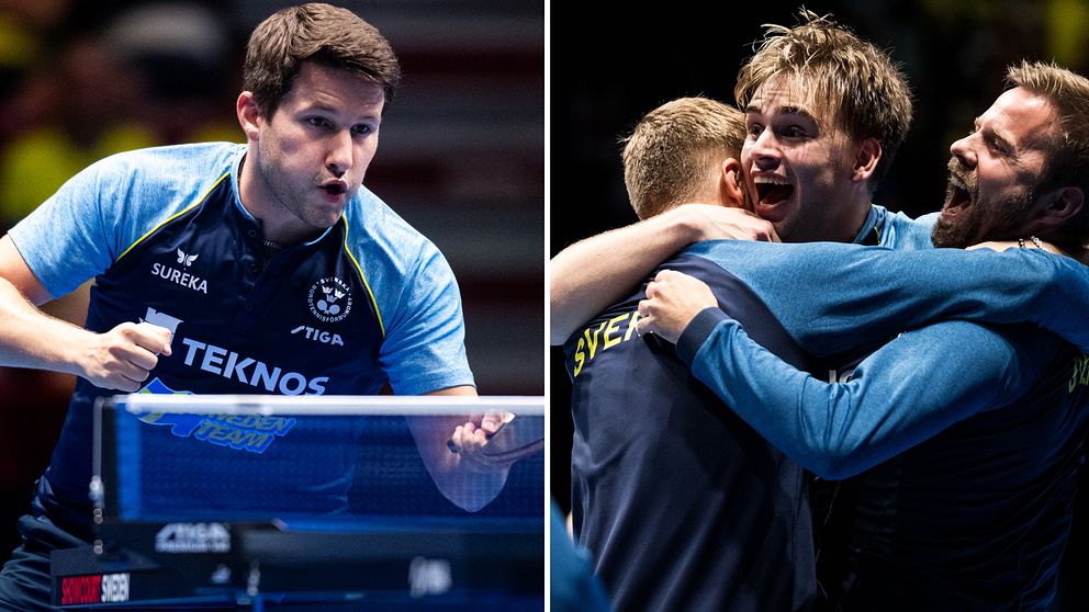 Kristian Karlsson (t.v) stod för en jättevändning i lag-EM, vilket låg bakom Sveriges guld.