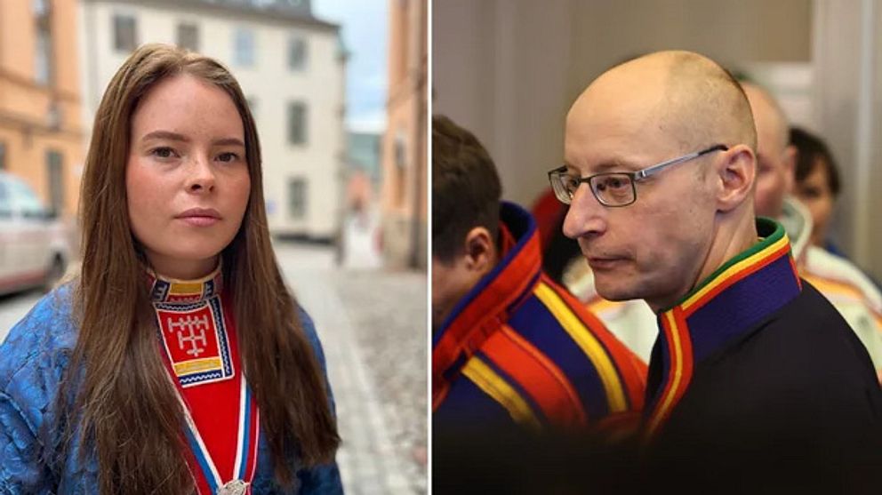 Siri Länta från Jåhkågasska tjiellde och Jonas Vannar från Sirges sameby var två av de som vittnade inför högsta förvaltningsdomstolen under onsdagen.