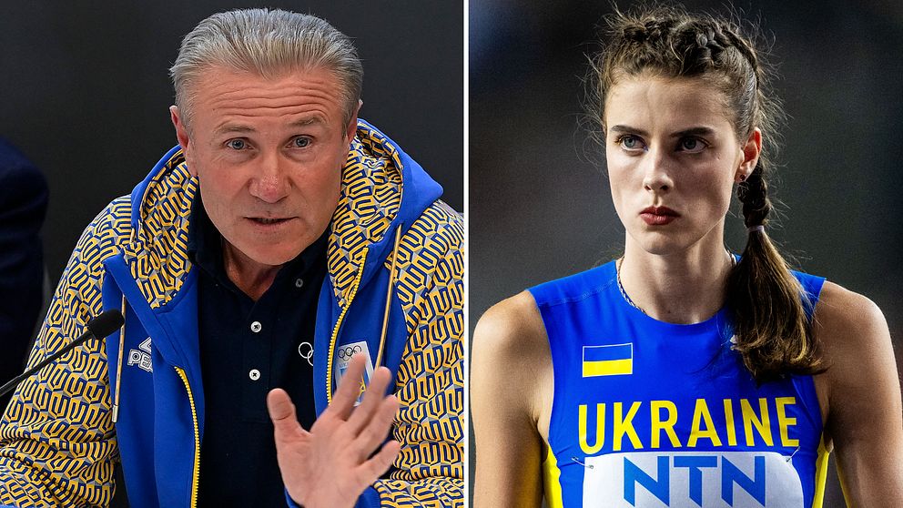 Världsmästaren Yaroslava Mahuchikh sågar Sergej Bubka.