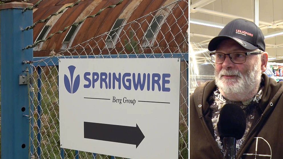 Bengt Forsberg är anställd på Springwire och har precis fått besked om uppsägning. Hör honom och andra boende i Lesjöfors om vad konkursen betyder.