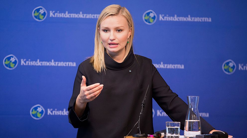 Kristdemokraternas partiledare Ebba Busch Thor.