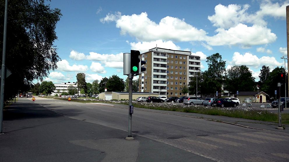 Runnerydsområdet i Nässjö där många familjer är trångbodda.