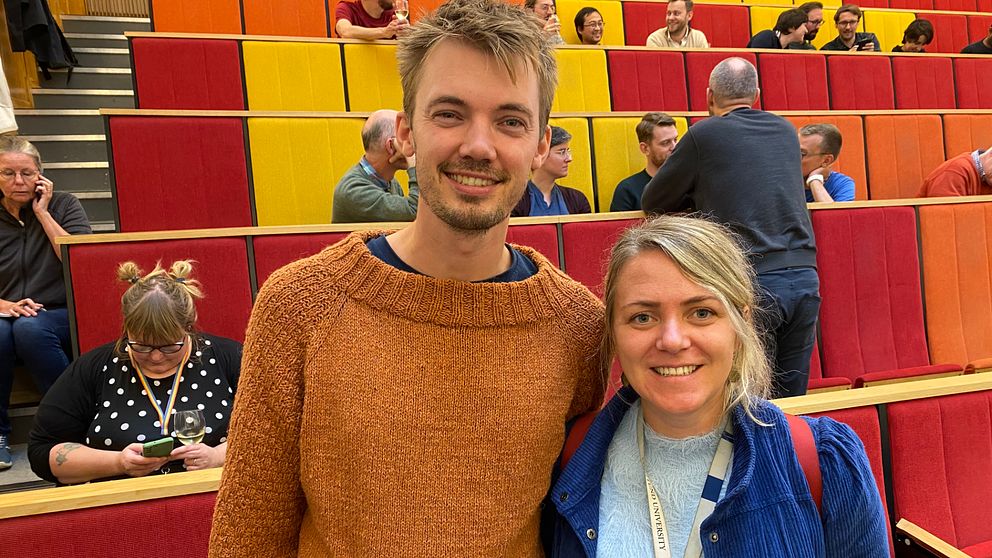 studenterna Hampus och Josefin Månefjord