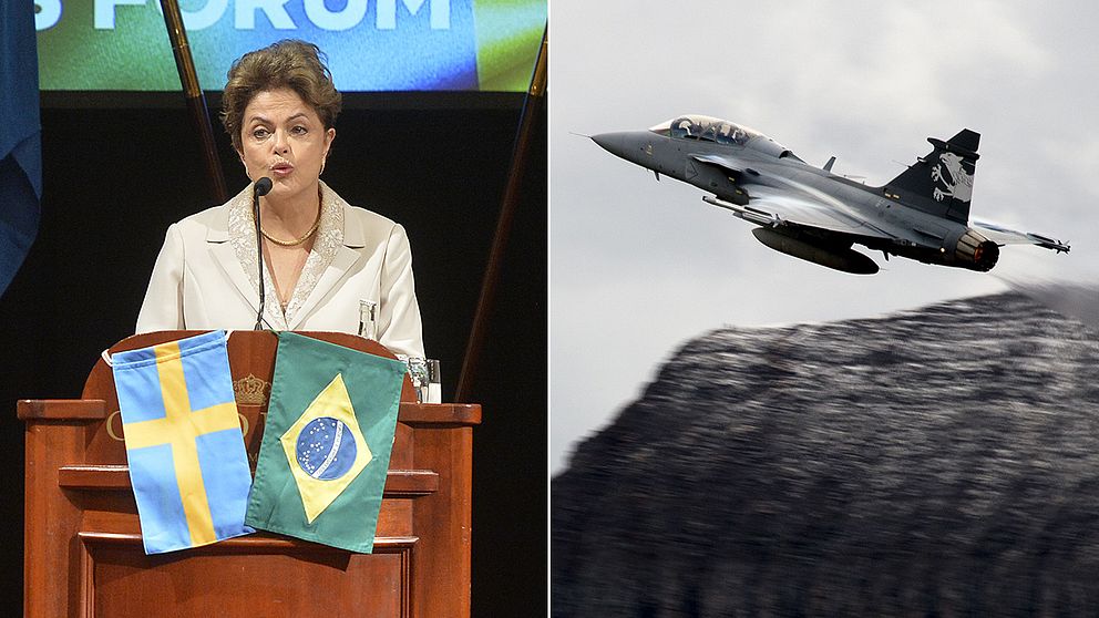 Brasiliens president Dilma Rousseff, Gripen-plan