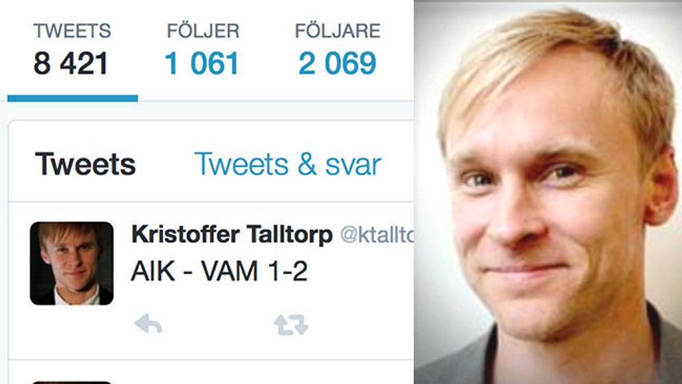 Kristoffer Talltorps tweet