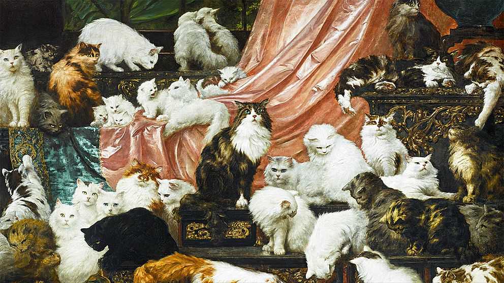 Carl Kahlers kattmålning från 1891 såldes för över 7 miljoner kronor.