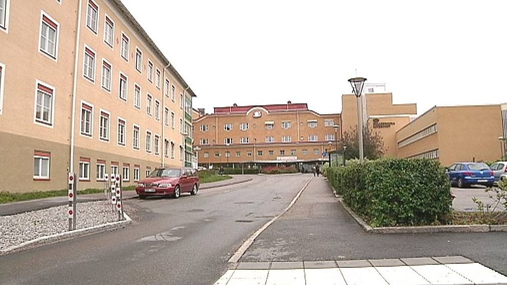 Kullbergska sjukhuset och parkering.