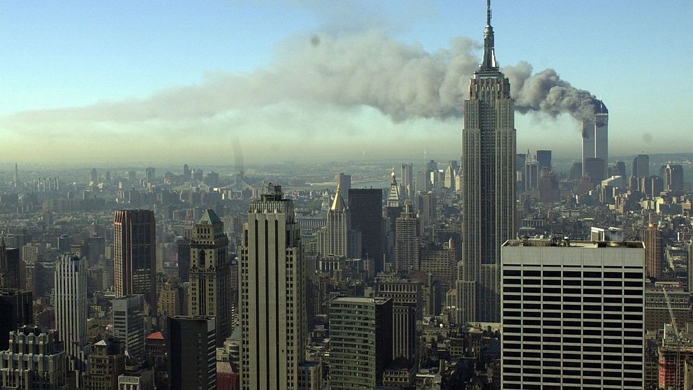 2001 attackerades World Trade Center i USA.