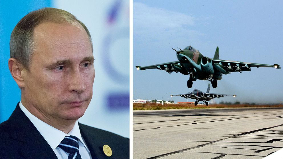 Putin säger att han tänker stödja delar av den syriska oppositionen med flygattacker i deras kamp mot IS-terroristerna i norra Syrien, uppger brittiska The Guardian och hänvisar till David Cameron.