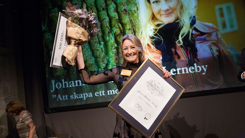 SVT:s Johanna Bäckström Lerneby vann pris i kategorin årets berättare.