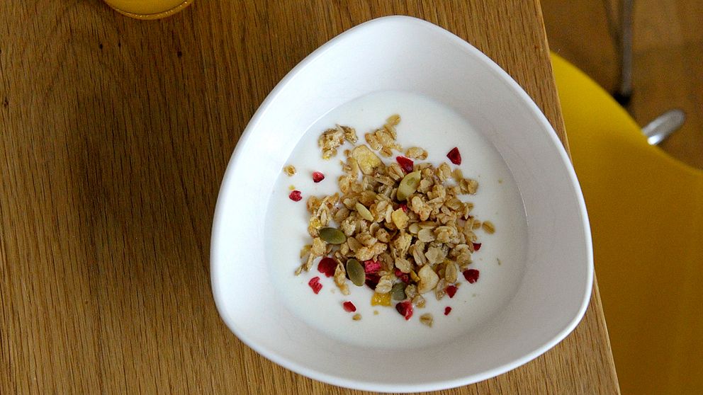 Kefir med müsli