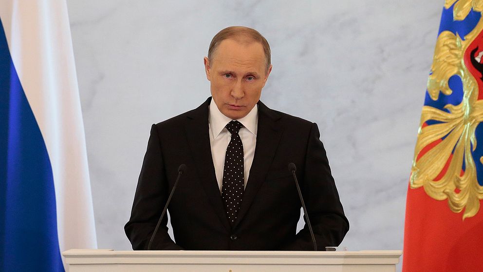 Putin i talarstolen