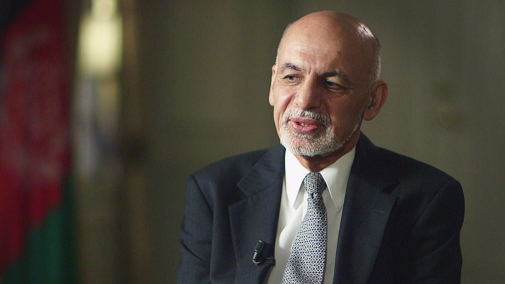 Ashraf Ghani, Afghanistans president, intervjuas för Agenda under sitt Sverigebesök.