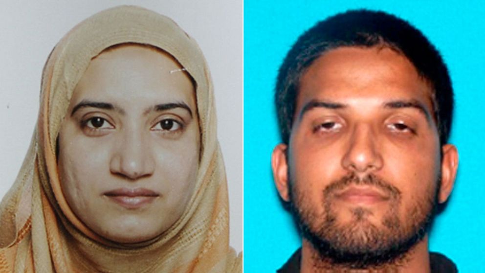 Tashfeen Malik och Syed Farook låg bakom attentaten i San Bernadino.
