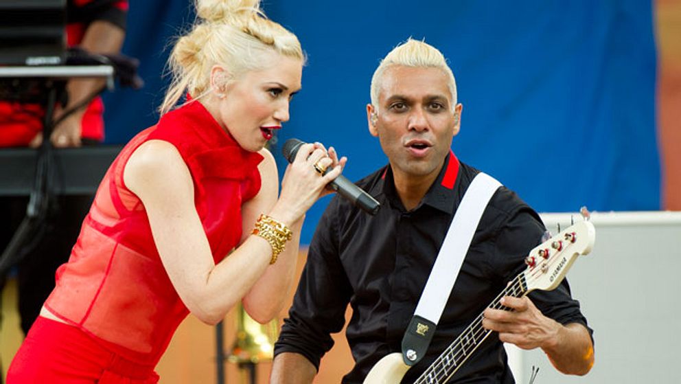 Gwen Stefani och Tony Kunal från bandet No Doubt.