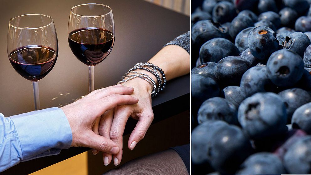 Rödvin och blåbär bra mot erektionsproblem