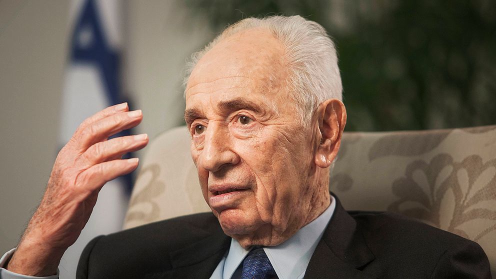 Shimon Peres, tidigare president i Israel. ARKIVBILD.