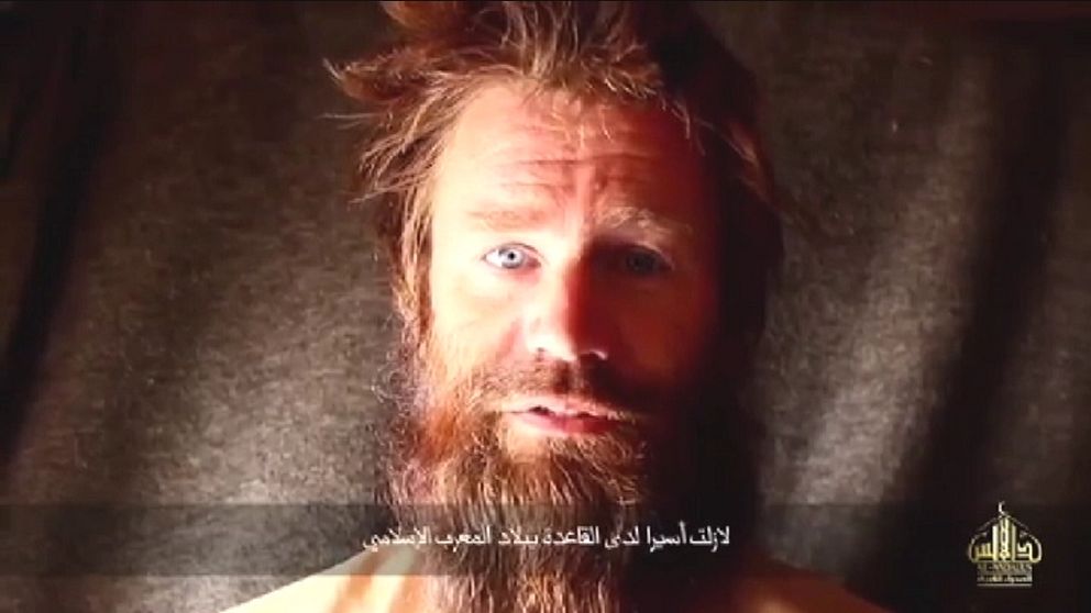 Bild på Johan Gustafsson från Värnamo kidnappades i Mali för drygt fyra år sen.