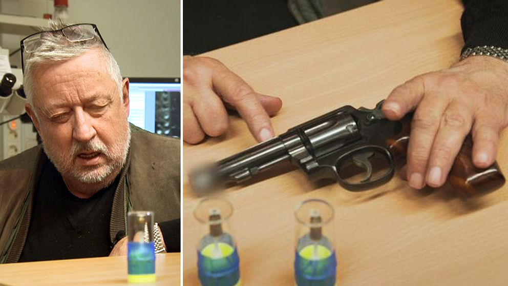 Leif GW Persson och det misstänkta Palme-vapnet.