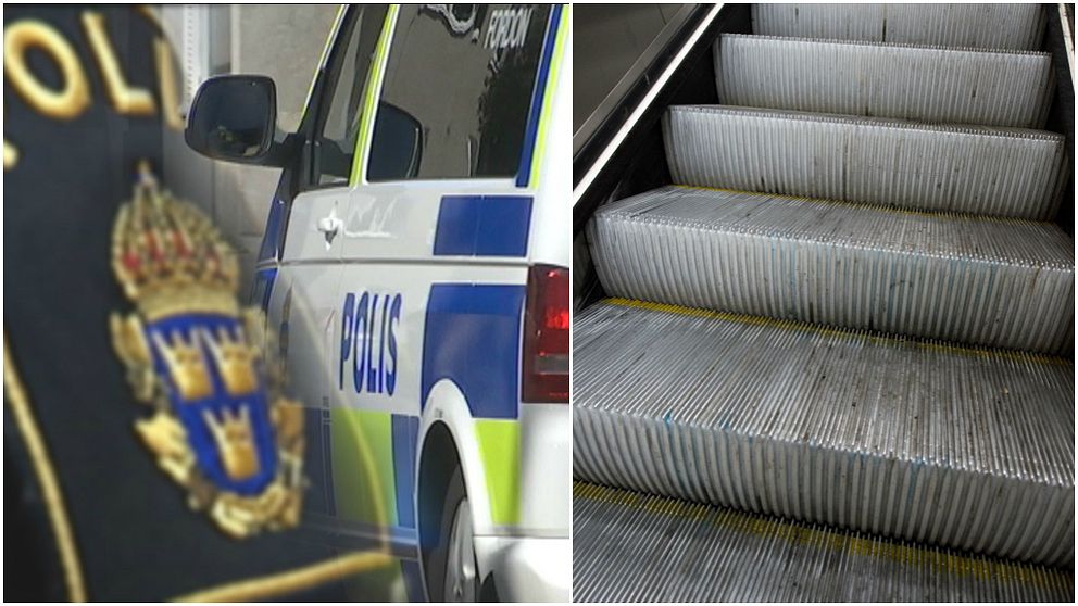 rulltrappa polis