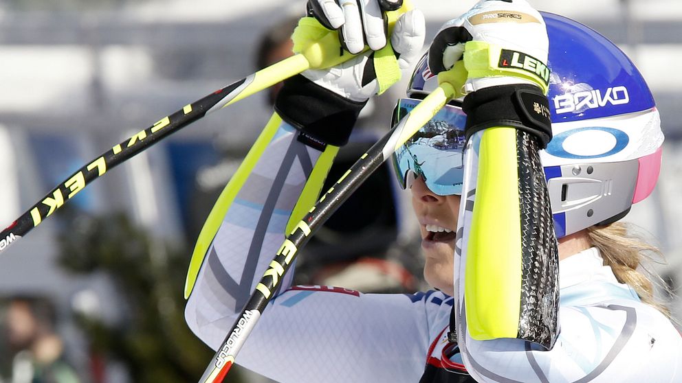 Lindsey Vonn fick ånyo fira en världscupseger.