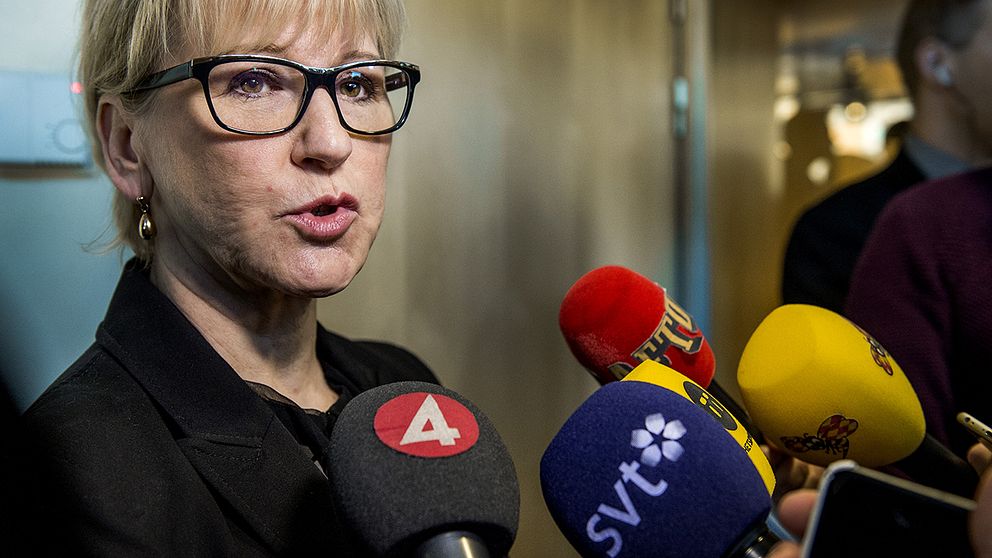 Sveriges utrikesminister Margot Wallström