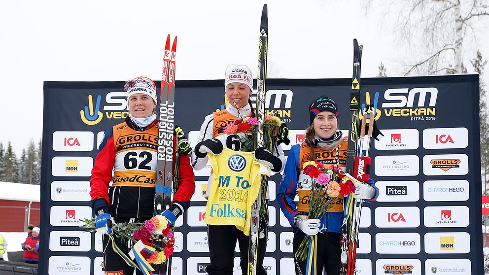 Ebba Andersson på silverpallen