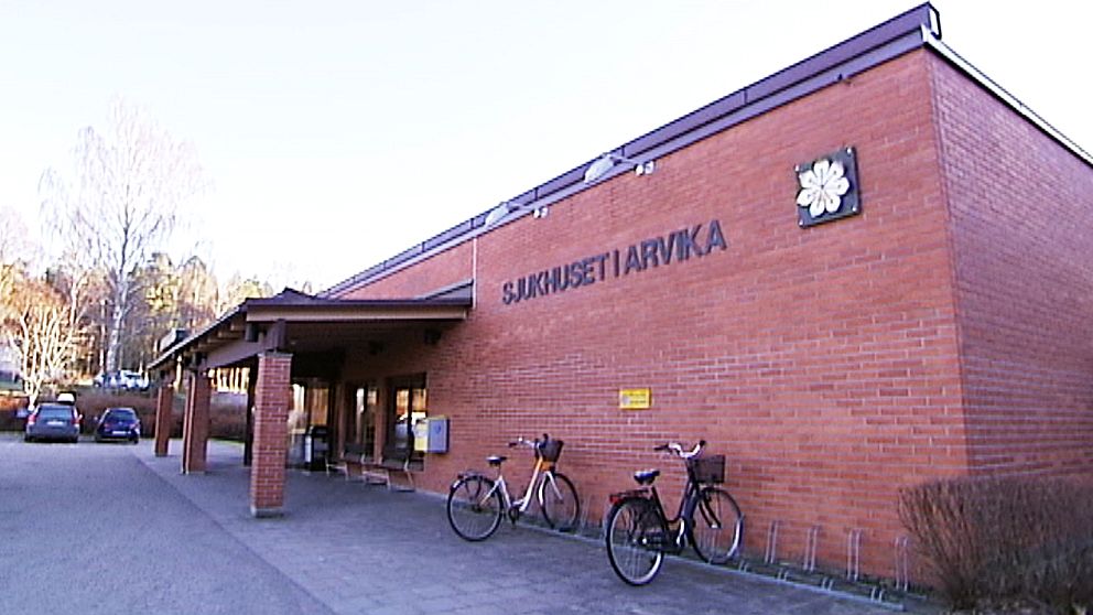 Fasaden på Arvika sjukhus.