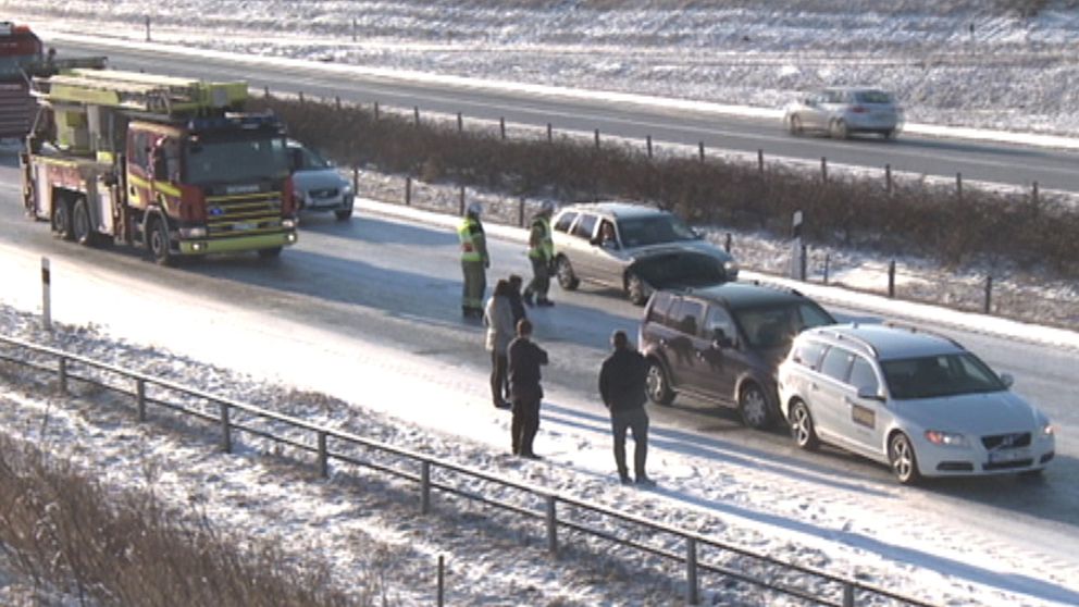 Det var halt på många vägar i Skåne den 5 januari.