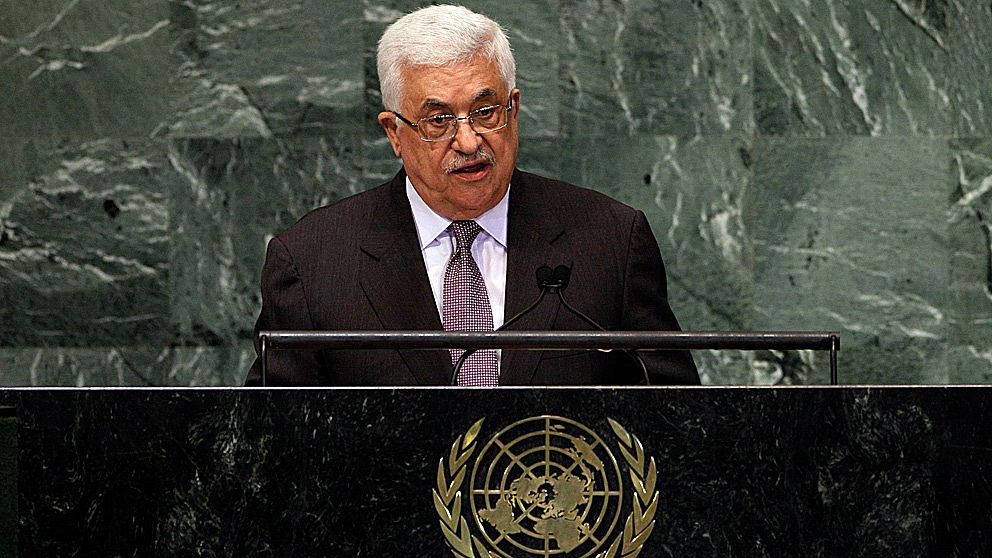 Mahmoud Abbas i FN:s talarstol