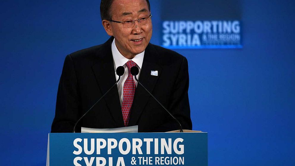 FN-chefen Ban Ki-Moon.