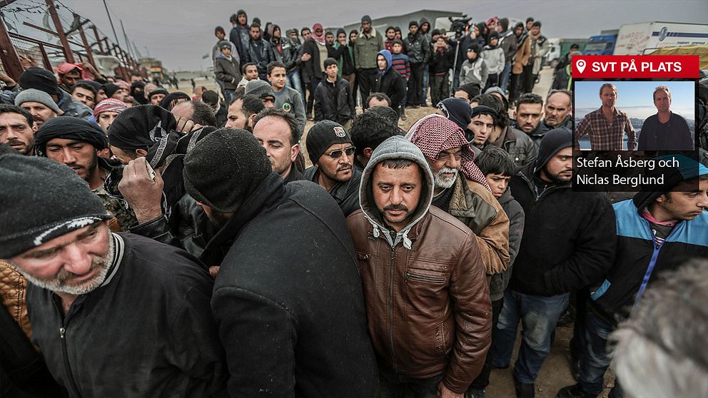 Situationen blir allt mer ohållbar för de Syrier som flyr mot Turkiets gräns.