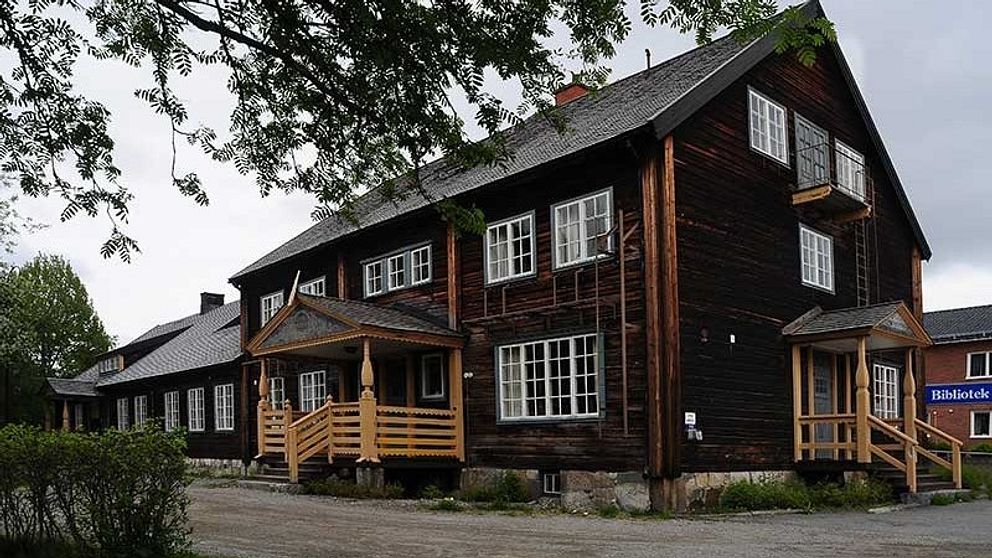 Biblioteket i Storuman i Lappland.