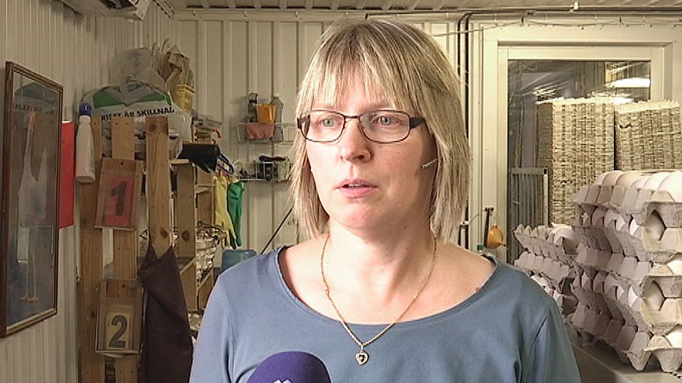 Susanne Stropp Mårtensson, äggproducent Kinsta Gård, är en de första mindre leverantörerna som ingår i den nya upphandlingsplanen kring livsmedel.