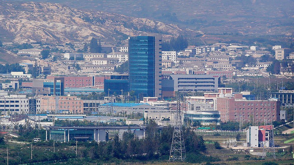 Industrikomplexet i Kaesong mellan Nordkorea och Sydkorea