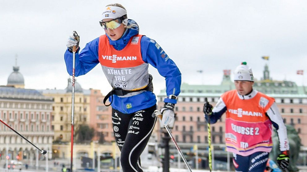 Stina Nilsson testar banan i Stockholm.