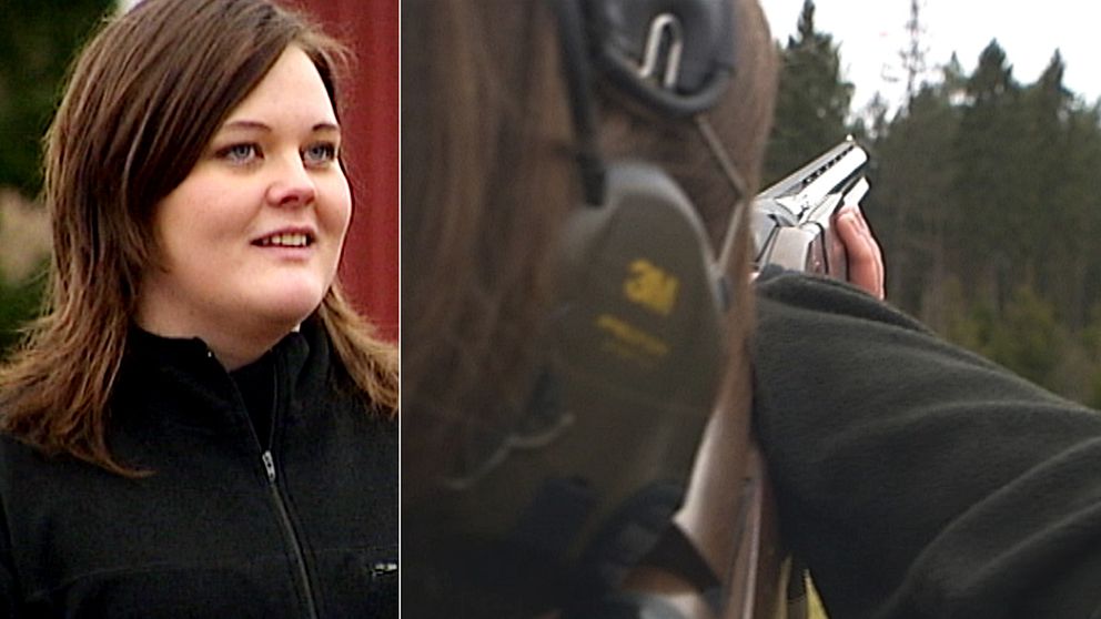Maria Larses är en av dem som avlägger sin jägarexamen i vår.