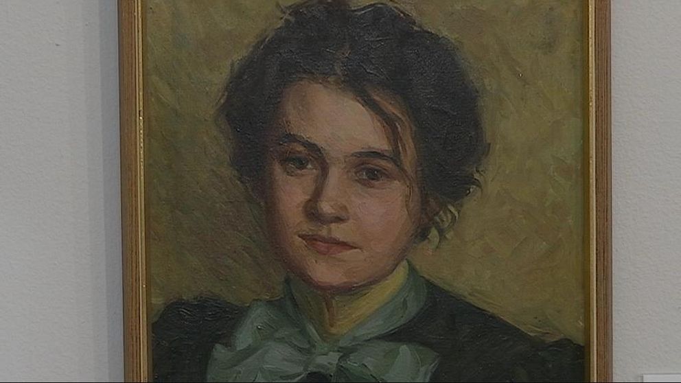 Porträtt på Agnes Cleve.
