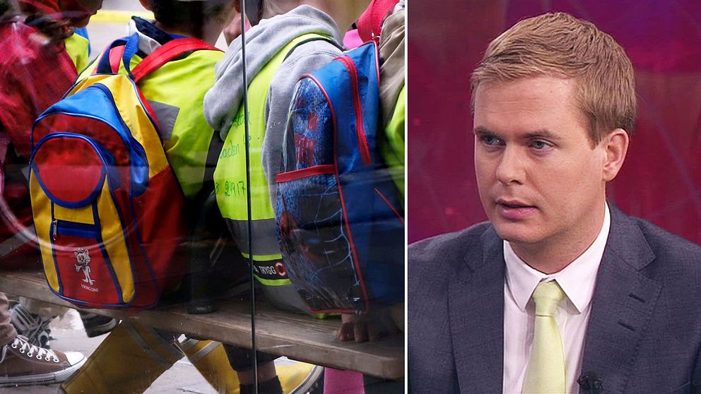 Förskolebidraget är ett bra sätt att få ner barngrupperna menar Gustav Fridolin (MP), utbildningsminister.